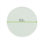 White Paper Lid for 210POC60N & 210POB61 & 210GPU7(BR) Dia:2.44in - 50 pcs White Paper Lid for 210POC60N & 210POB61 & 210GPU7(BR) Dia:2.44in - 50 pcs
